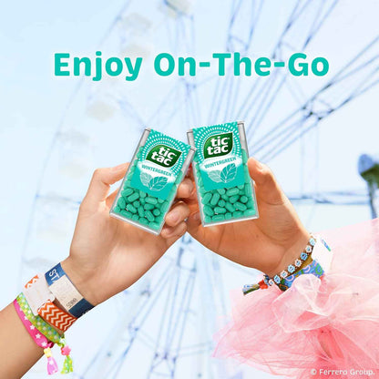 Tic Tac Wintergreen, On-the-Go Breath Mints, Pocket-Sized Mints, 100 pieces GMO Free, Gluten Free wort free