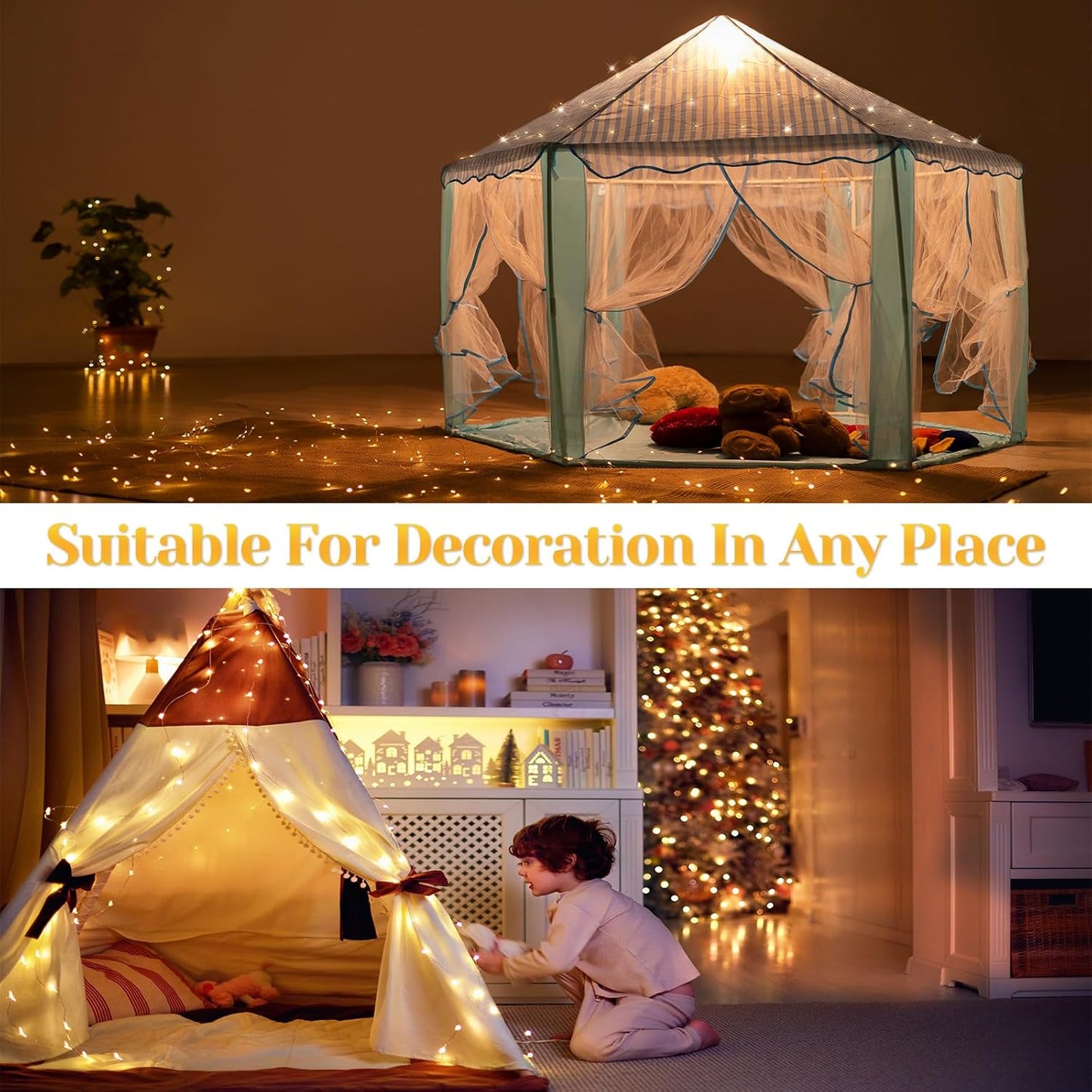 200_LED_67Ft_Fairy_Lights_Battery_Operated_with_Remote，Waterproof_String_Lights_for_Indoor_&_Outdoor,8_Modes_Christmas_Lights_for_Christmas_Tree,Bedroom,_Party,Wedding_Decor