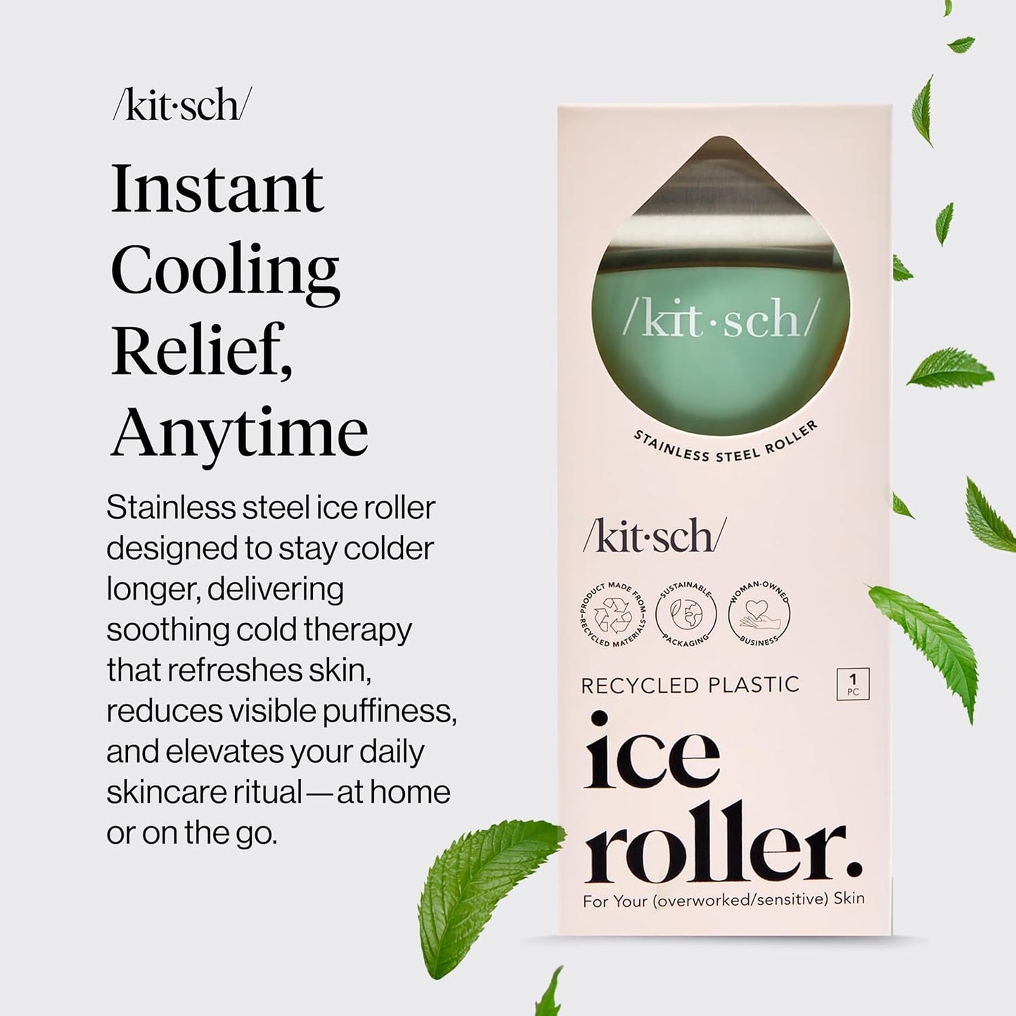 Kitsch_Ice_Roller_for_Face_–_Stainless_Steel_Ice_Face_Roller_to_Reduce_Puffiness,_Redness_&_Headaches_–_Cooling_Facial_Roller_for_Skin_Care,_Irritation_Relief_&_Spa-Like_Experience_at_Home_-_Mint