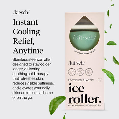 Kitsch_Ice_Roller_for_Face_–_Stainless_Steel_Ice_Face_Roller_to_Reduce_Puffiness,_Redness_&_Headaches_–_Cooling_Facial_Roller_for_Skin_Care,_Irritation_Relief_&_Spa-Like_Experience_at_Home_-_Mint