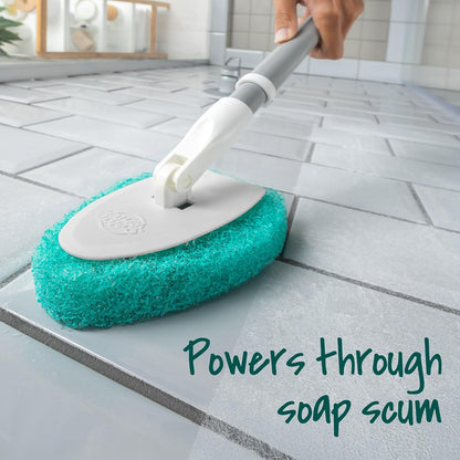 Scotch-Brite_Extendable_Tub_&_Tile_Scrubber_Kit,_Includes_1_Handle_and_3_Non-Scratch_Scrubber_Pads
