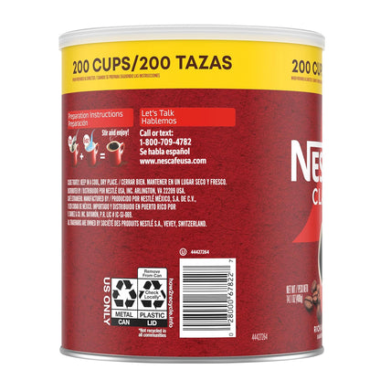 NESCAFE_CLASICO_Instant_Coffee,_Dark_Roast_Coffee,_1_Canister_(14.1_Oz)