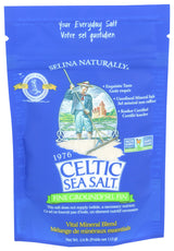 Fine Ground Celtic Sea Salt ¼ lb Resealable Bag