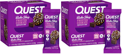 Quest Nutrition Frosted Protein Cookies, <1g Sugar, 5g Protein, 1g Net Carbs, Gluten Free