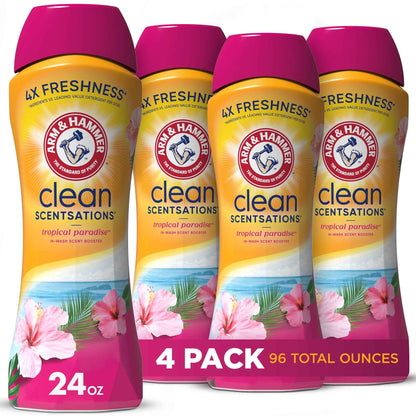 ARM & HAMMER Clean Scentsations In-Wash Scent Booster, Laundry Scent Booster Tropical Paradise scent