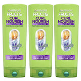 Garnier Fructis Curl Nourish Conditioner, Curly Hair Conditioner with Coconut Oil and Plant Protein, Up to 48HR Defined Curls for all Curl Types