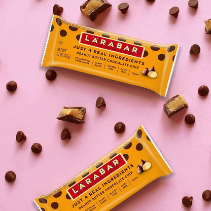 Larabar Peanut Butter Chocolate Chip, Fruit and Nut Bars, Gluten Free and Vegan