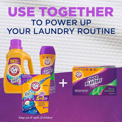 Arm & Hammer Odor Blaster Sheets Fresh Burst 80ct