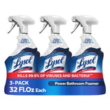 Lysol Bathroom Cleaner, Multipurpose Cleaner for Showers, Bathtubs, Sinks, Disinfectant Spray Kills 99.9% of Germs, Zero Bleach Cleaning Spray, 32 Oz.