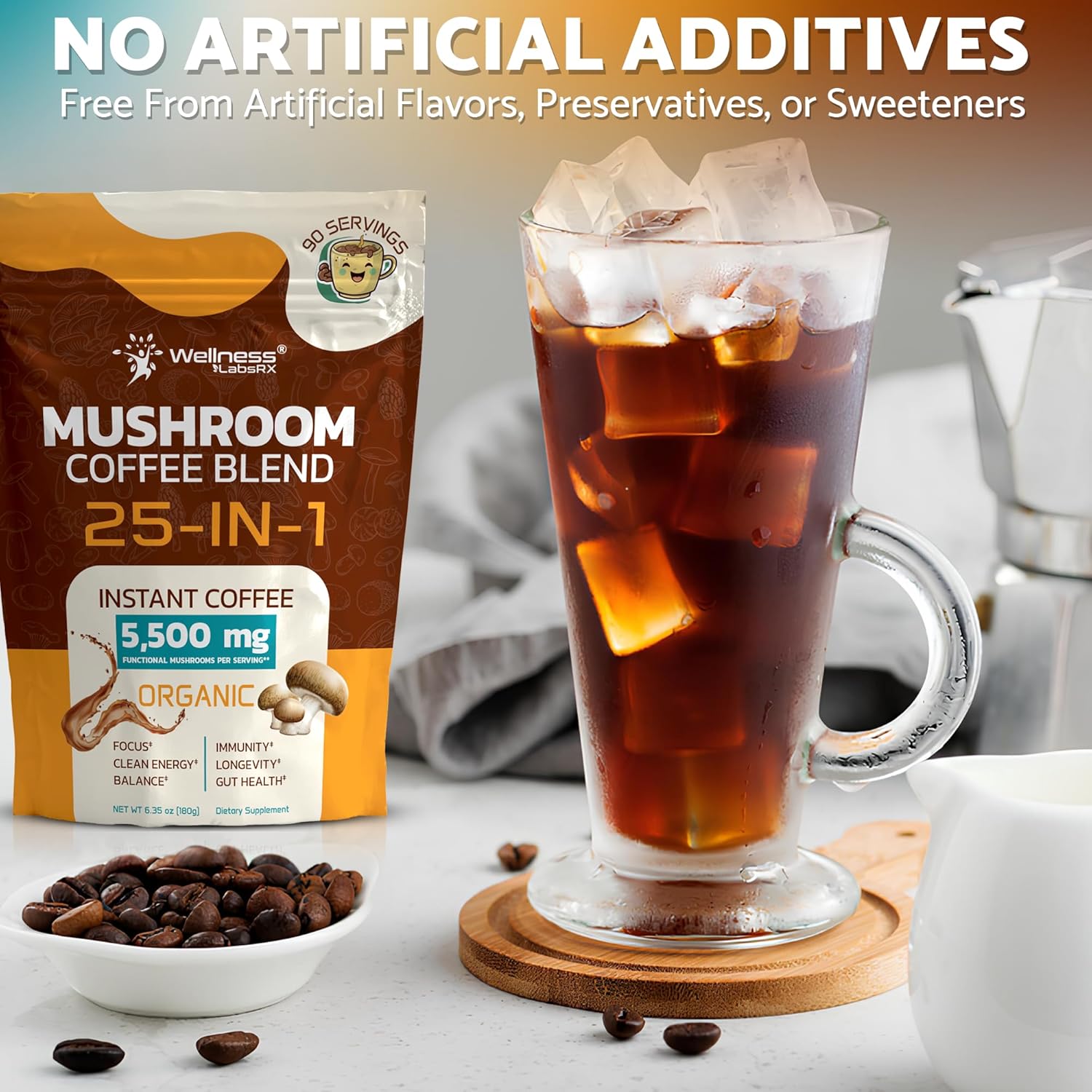 Mushroom_Coffee_Organic_Instant_Coffee,_25-in-1,_Third-Party_Tested_Keto_Friendly_Lions_Mane_Supplement_with_Functional_Mushrooms_–_Shiitake,_Reishi,_Lion’s_Mane_&_More_|_Smooth,_Rich_Flavor_-_90_Servings