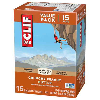 CLIF BAR - Energy Protein Bars - Made with Organic Oats - Energy Bars - Non-GMO