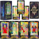 Smoostart Pink Tarot Cards with Meanings for Beginners, Tarot Cards Deck with Guidebook, Keywords, Element, Planet, Zodiac, Chakra, Yes or No, Musical Pitch, Numerology, Hebrew Alphabet