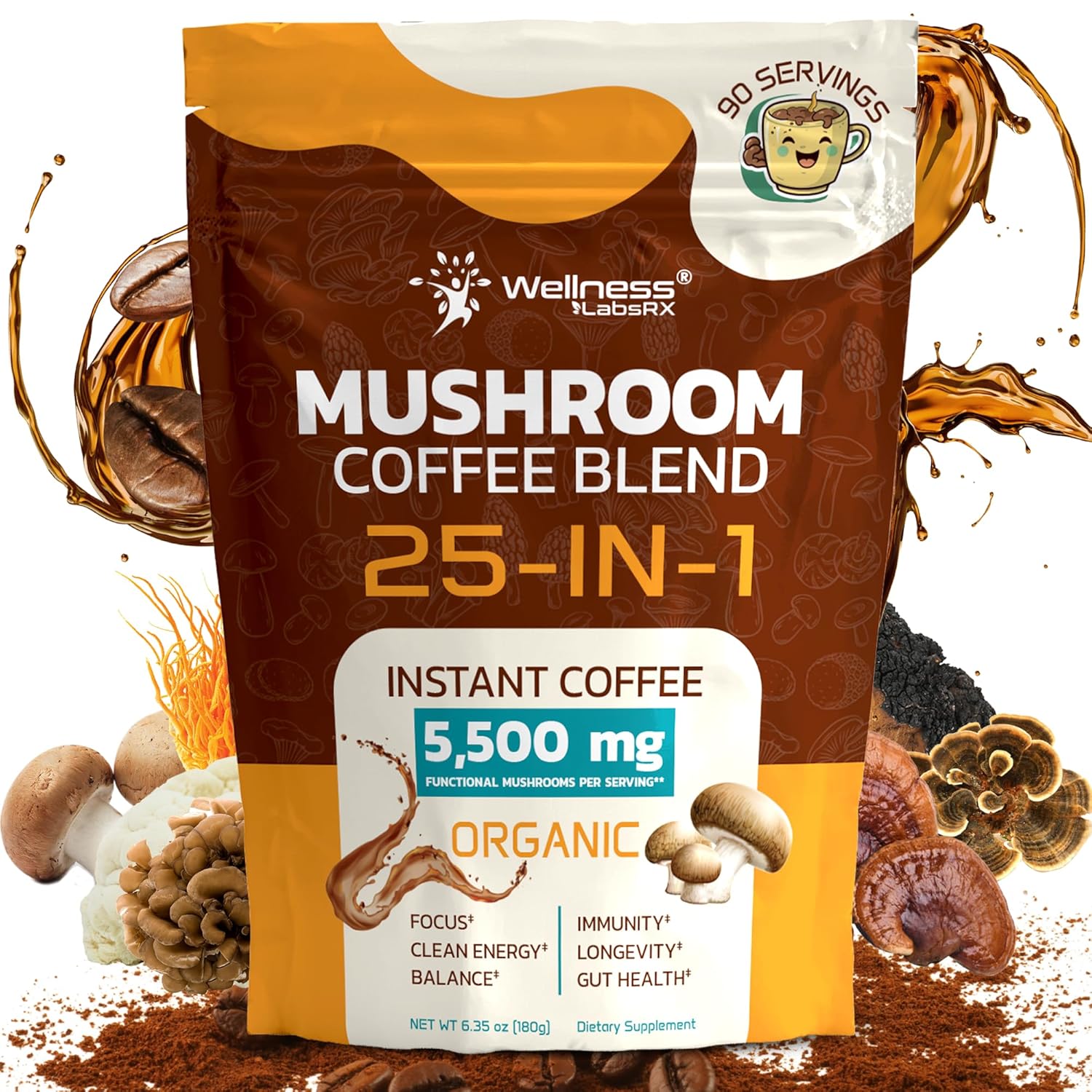 Mushroom_Coffee_Organic_Instant_Coffee,_25-in-1,_Third-Party_Tested_Keto_Friendly_Lions_Mane_Supplement_with_Functional_Mushrooms_–_Shiitake,_Reishi,_Lion’s_Mane_&_More_|_Smooth,_Rich_Flavor_-_90_Servings