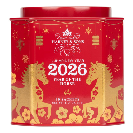 Harney_&_Sons_Lunar_New_Year_2026_Tea,_Year_of_the_Horse,_Lunar_New_Year_Gift,_Black_tea_with_toasted_rice,_coconut,_sesame_and_caramel_flavor,_30_sachets