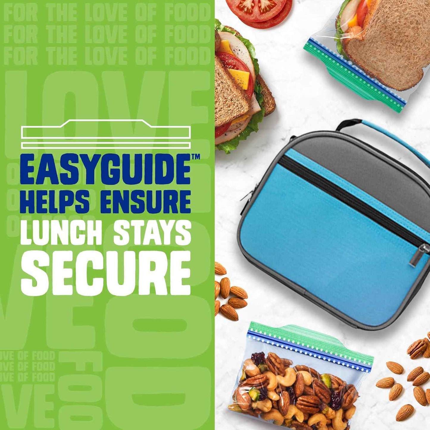 Ziploc Sandwich Bags, Pack of 150, 16.5 cm x 14.9 cm