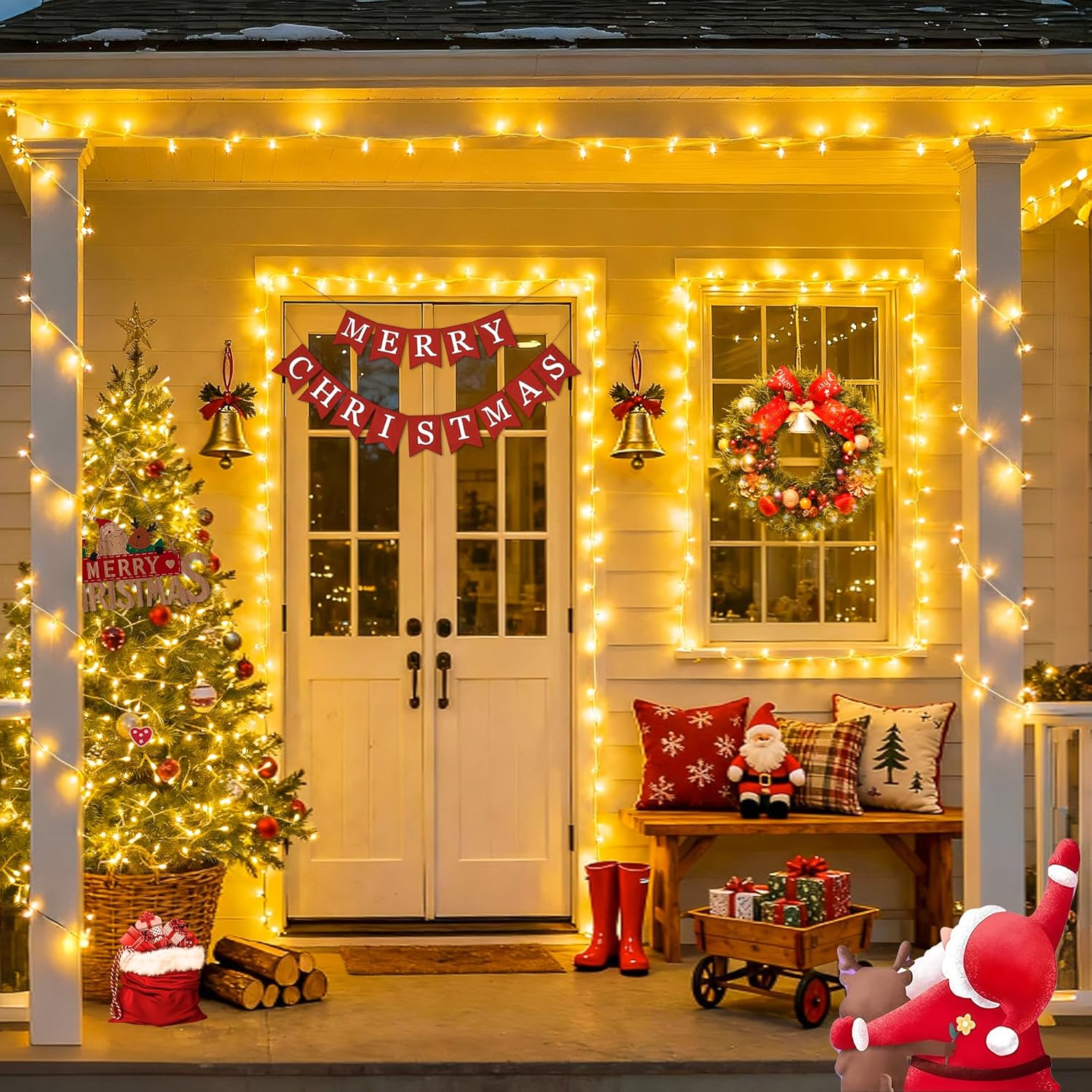 JMEXSUSS_2_Pack_Battery_Operated_Christmas_Lights_with_Remote,__LED_Battery_String_Lights_Outdoor_Indoor,_Warm_White_Twinkle_Light_for_Christmas_Tree_Bedroom_Porch_Garland_Yard_Decor