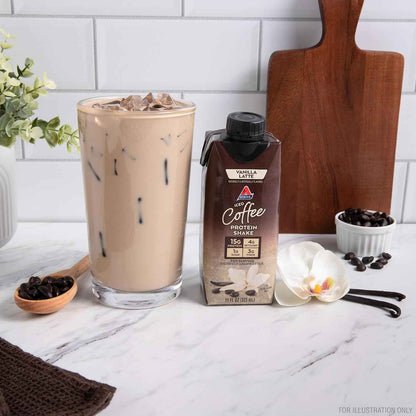 Atkins Iced Coffee Protein Shake, 15g Protein, 4g Net Carbs, 1g Sugar, Low Carb, Keto Friendly, High Protein Shake