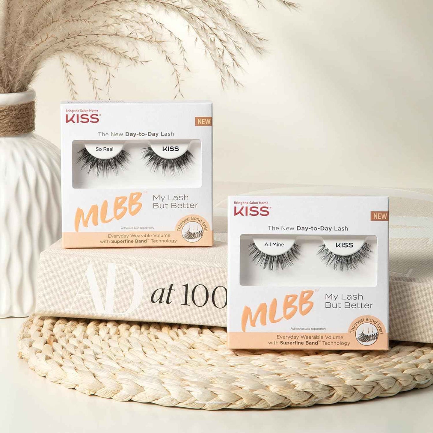 KISS My Lash But Better, False Eyelashes, 12mm, Includes 1 Pair Of Lash, Easy to Apply, Reusable Lash Clusters