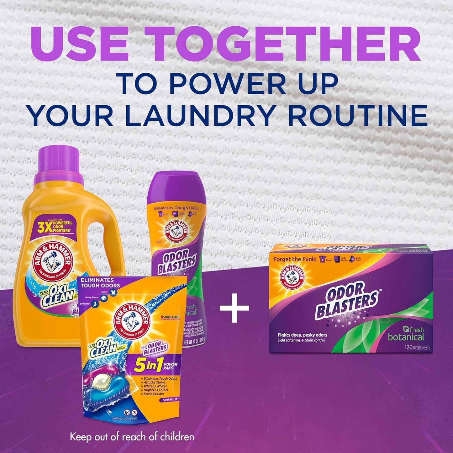 Arm & Hammer Odor Blaster Sheets Fresh Burst 80ct