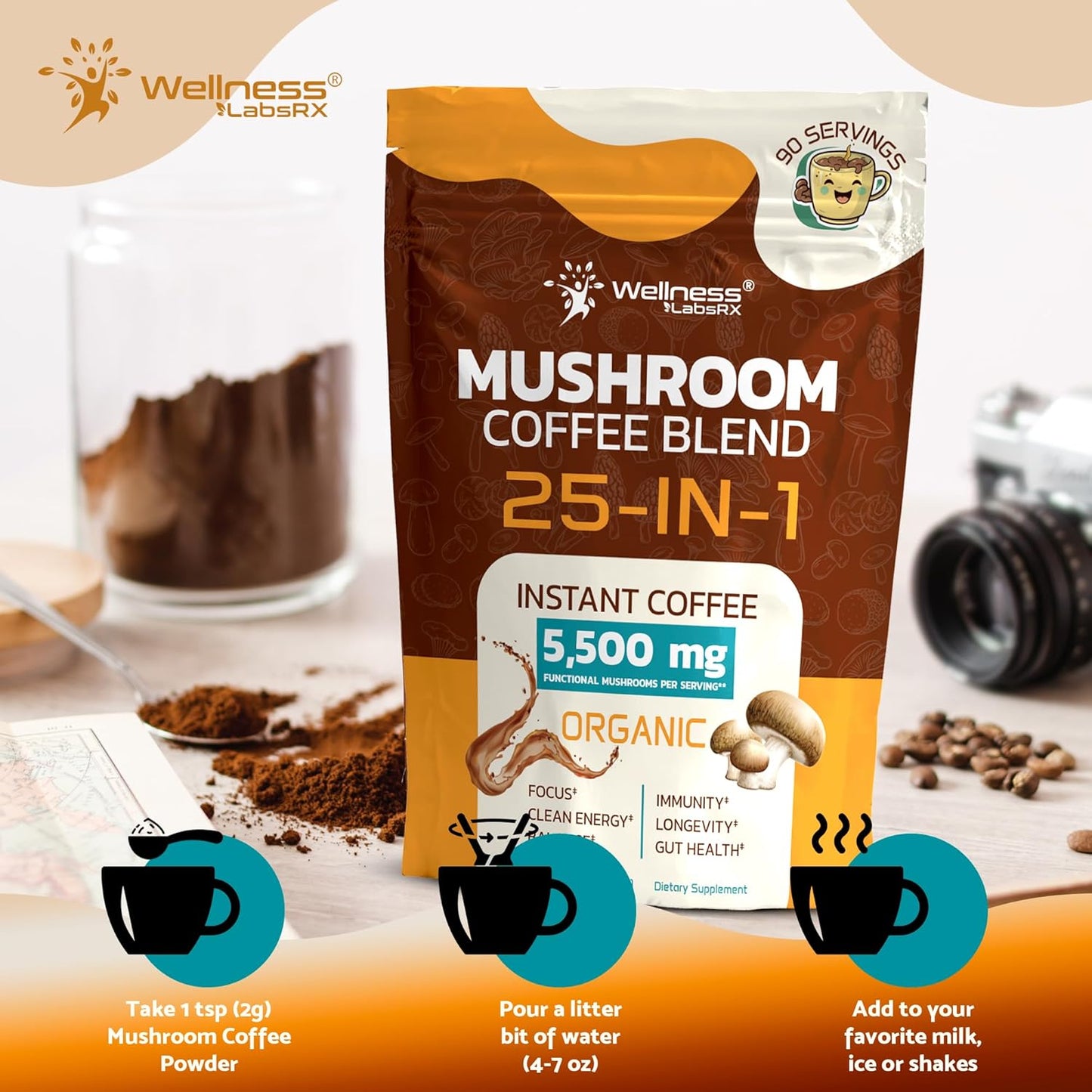 Mushroom_Coffee_Organic_Instant_Coffee,_25-in-1,_Third-Party_Tested_Keto_Friendly_Lions_Mane_Supplement_with_Functional_Mushrooms_–_Shiitake,_Reishi,_Lion’s_Mane_&_More_|_Smooth,_Rich_Flavor_-_90_Servings