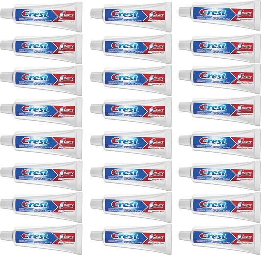 Crest Cavity Regular Toothpaste, Travel Size .85 oz. (Pack of 24)