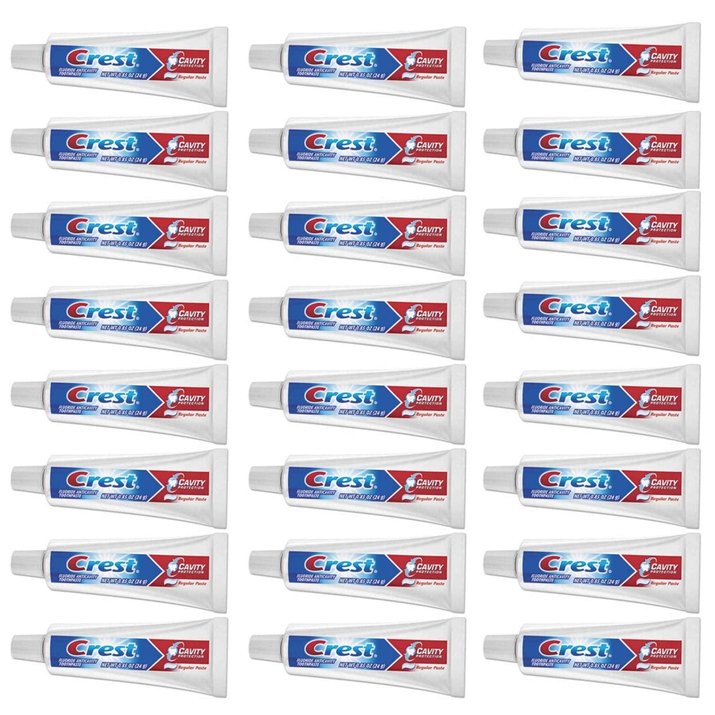 Crest Cavity Regular Toothpaste, Travel Size .85 oz. (Pack of 24)