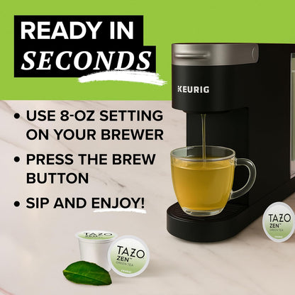 TAZO_Organic_Zen_Green_Tea_K-Cups,_Caffeine_Free_Tea_with_Refreshing_Lemongrass_&_Spearmint,_22_Pods