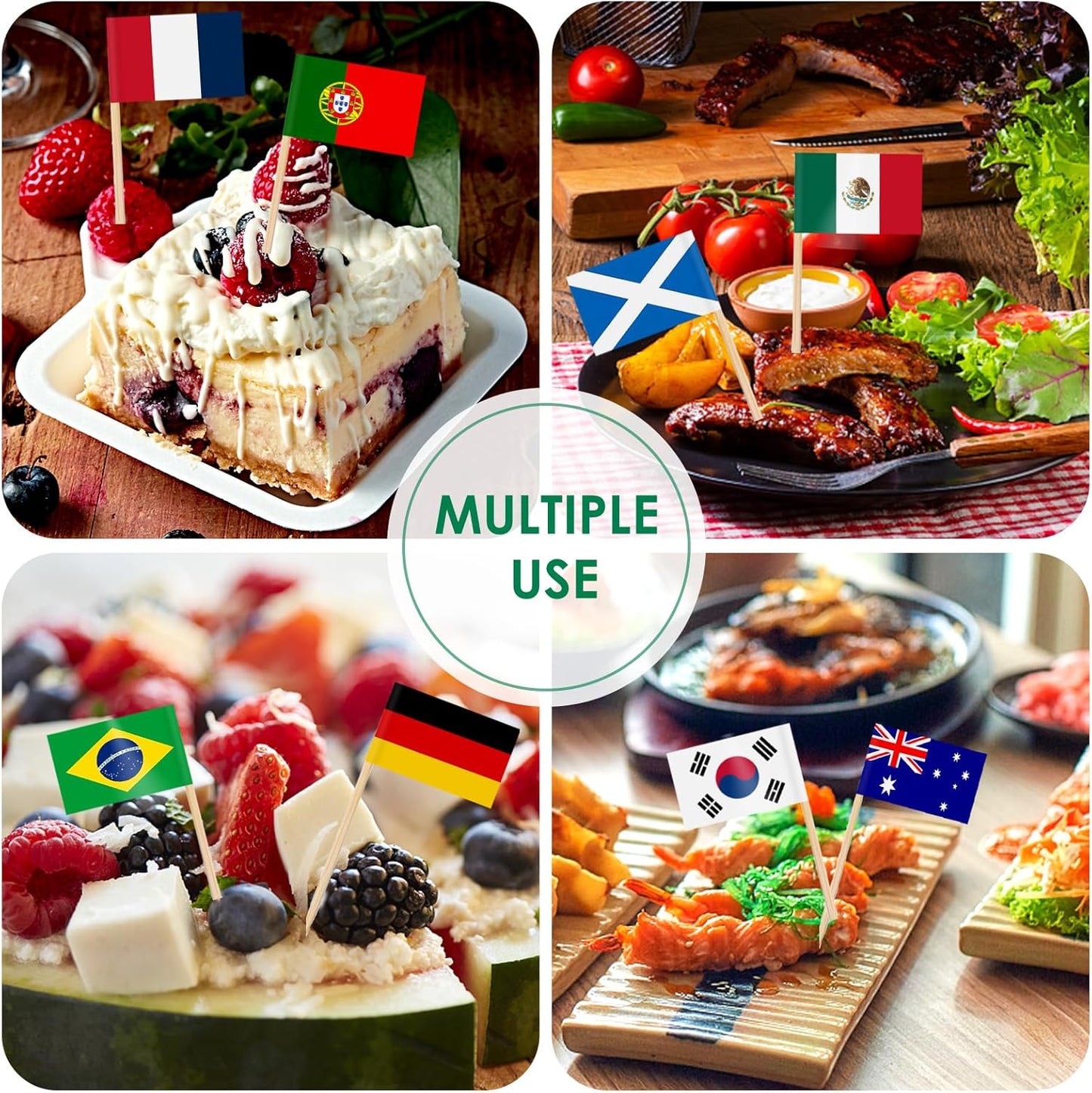 AhfuLife_48_Countries_World_Flag_Toothpick_Cake_Toppers_for_World_Soccer_Decorations,_100pcs_Cocktail_Stick_Flags_for_World_cup_Cupcake_Toppers_Bar_Party_Supplies