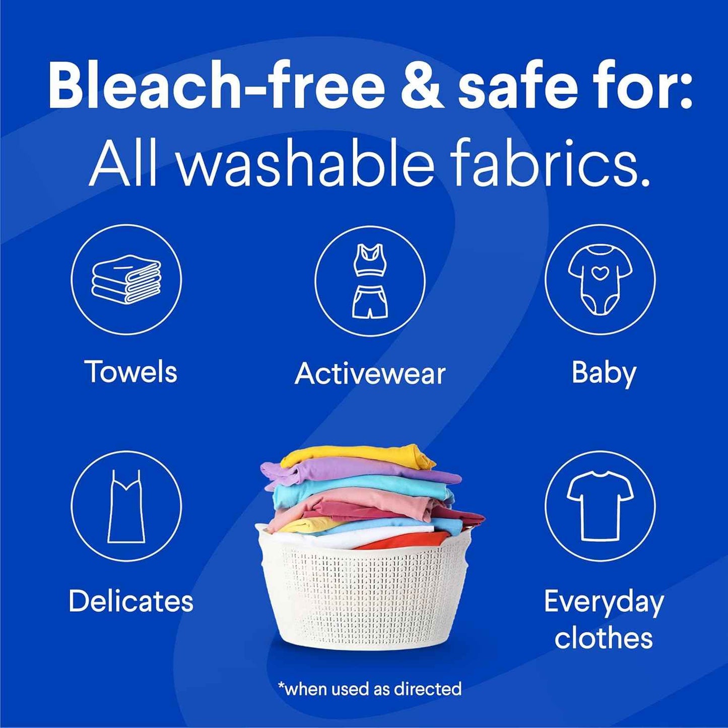 Clorox FreshGuard Laundry Odor Remover, 0% Bleach, Clean Linen, 80 Fl Oz., Pack of 2 (Pack May Vary)