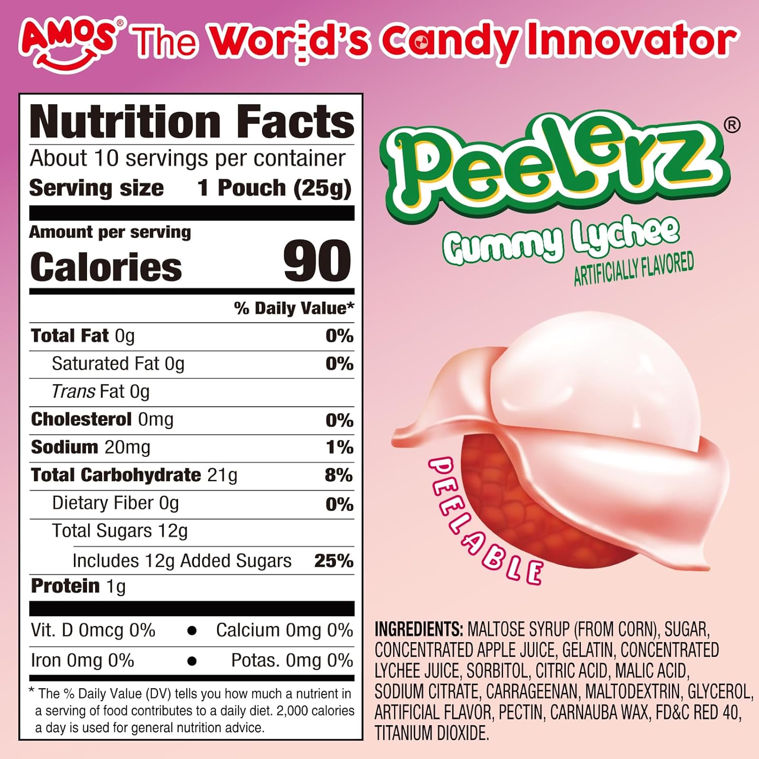 AMOS_Peelerz_Lychee_Gummy_Candy,_Peelable_Fruit-Shaped_Candy,_8.47oz_Box_with_10_Individual_Packs_–_Fun_Peeling_Gummy_Snack_Made_with_Real_Juice