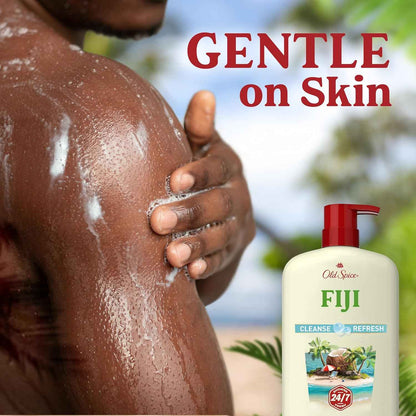 Old Spice Body Wash for Men, 24/7 Shower Fresh with Lasting Scent, Cleanse & Refresh, Gentle on Skin, Vitamin B3