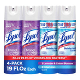 Lysol Disinfectant Spray, Household Essential Cleaning Supplies, Multi-Purpose Room Spray, Antibacterial Sanitizer Spray, Upholstery Deodorizer, Home and Bathroom
