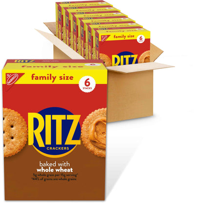 RITZ Original Crackers, Snacks for Kids and Adults, Lunch Snacks, Party Size