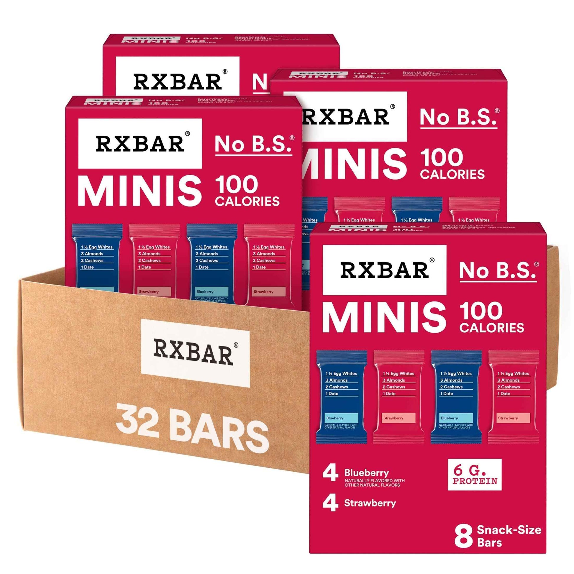 RXBAR Minis Protein Bars, Snack Bars, Variety Pack