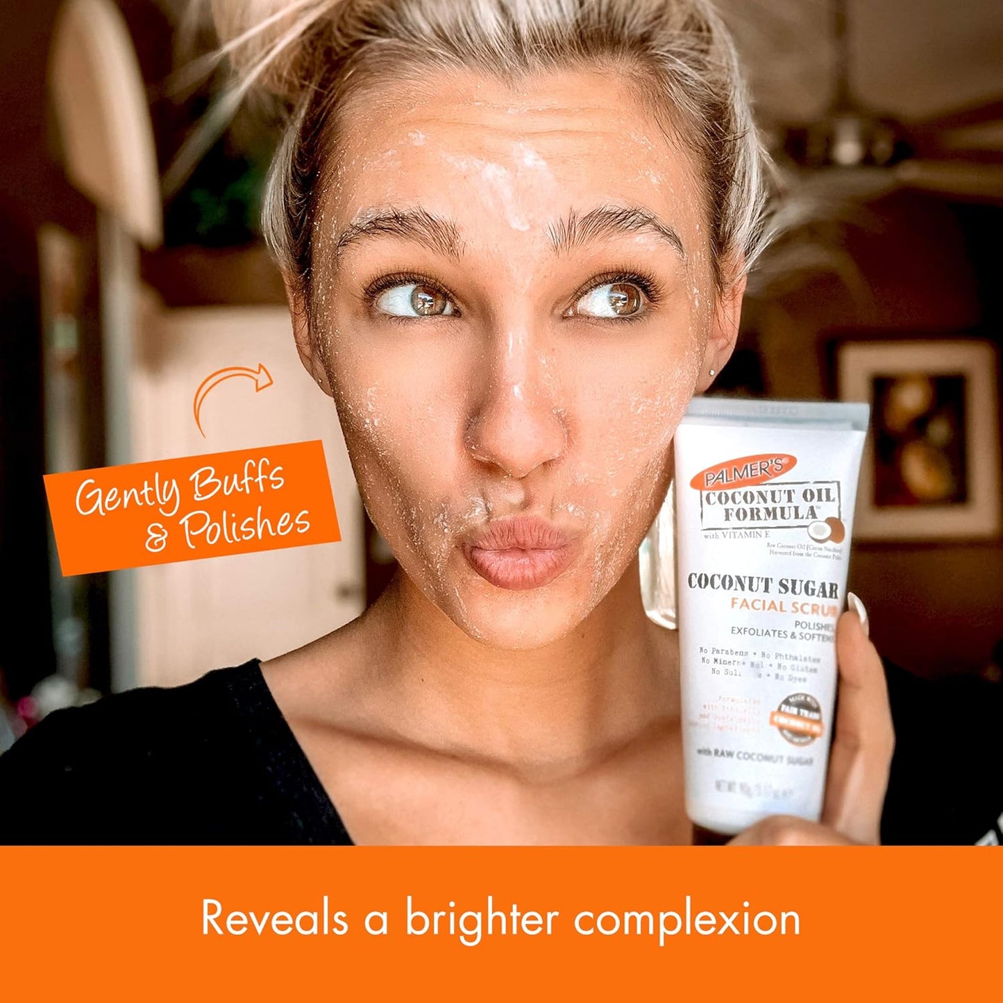 Palmer's_Coconut_Oil_Formula_Coconut_Sugar_Facial_Scrub_Exfoliator,_Face_Scrub_to_Gently_Exfoliate_Away_Dirt_and_Dead_Skin_Cells_with_Chamomile_to_Soften_&_Calm,_3.17_Ounces_(Pack_of_1)
