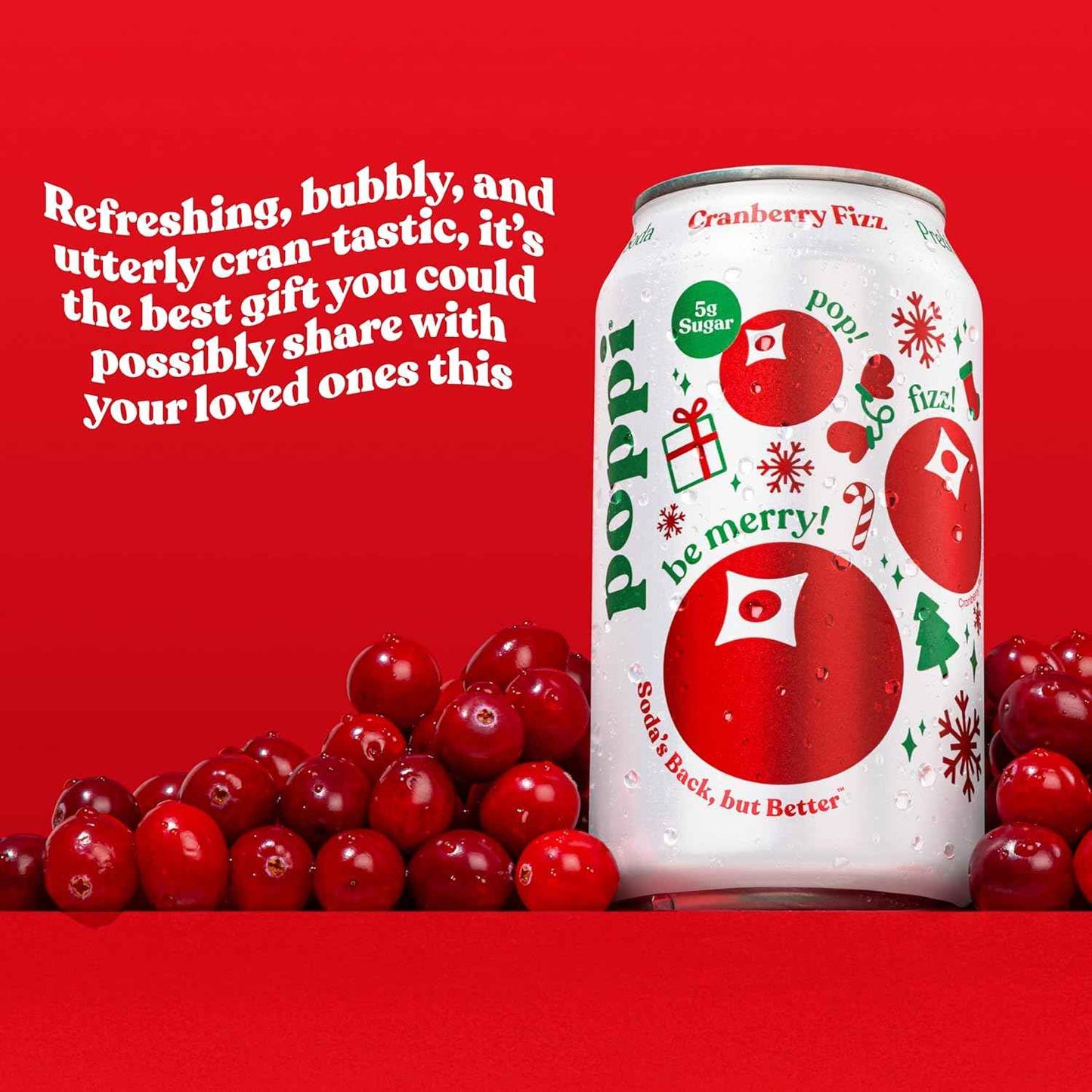 Poppi Sparkling Prebiotic Soda Beverage with Apple Cider Vinegar, Seltzer Water and Fruit Juice