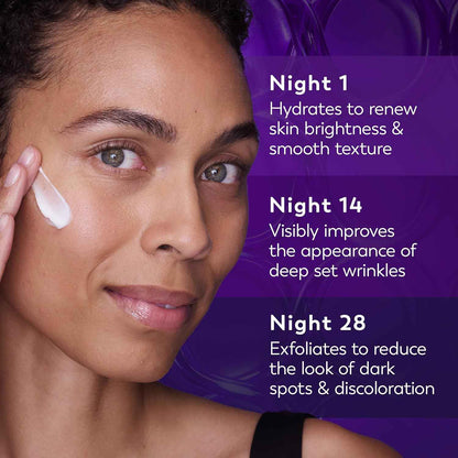 Olay Retinol Night Cream for Women, MAX, Anti-Aging Face Mousturizer, Fragrance-Free, Non Greasy - Anti-Wrinkle, Smooth Fine Lines, Hydrating Skin Care - Triple Collagen Cream, Niacinamide, 1.7oz