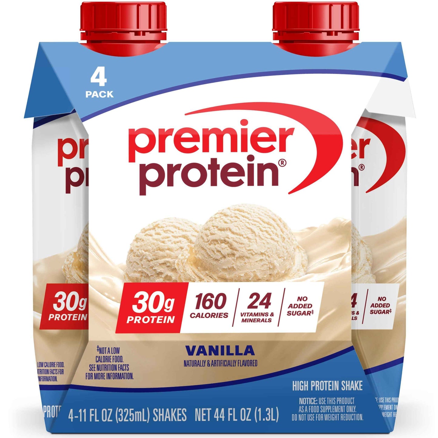 Premier Protein Shake, 30g Protein, No Added Sugar, 24 Vitamins & Minerals to Support Immune Health, Gluten-Free, 11 fl oz