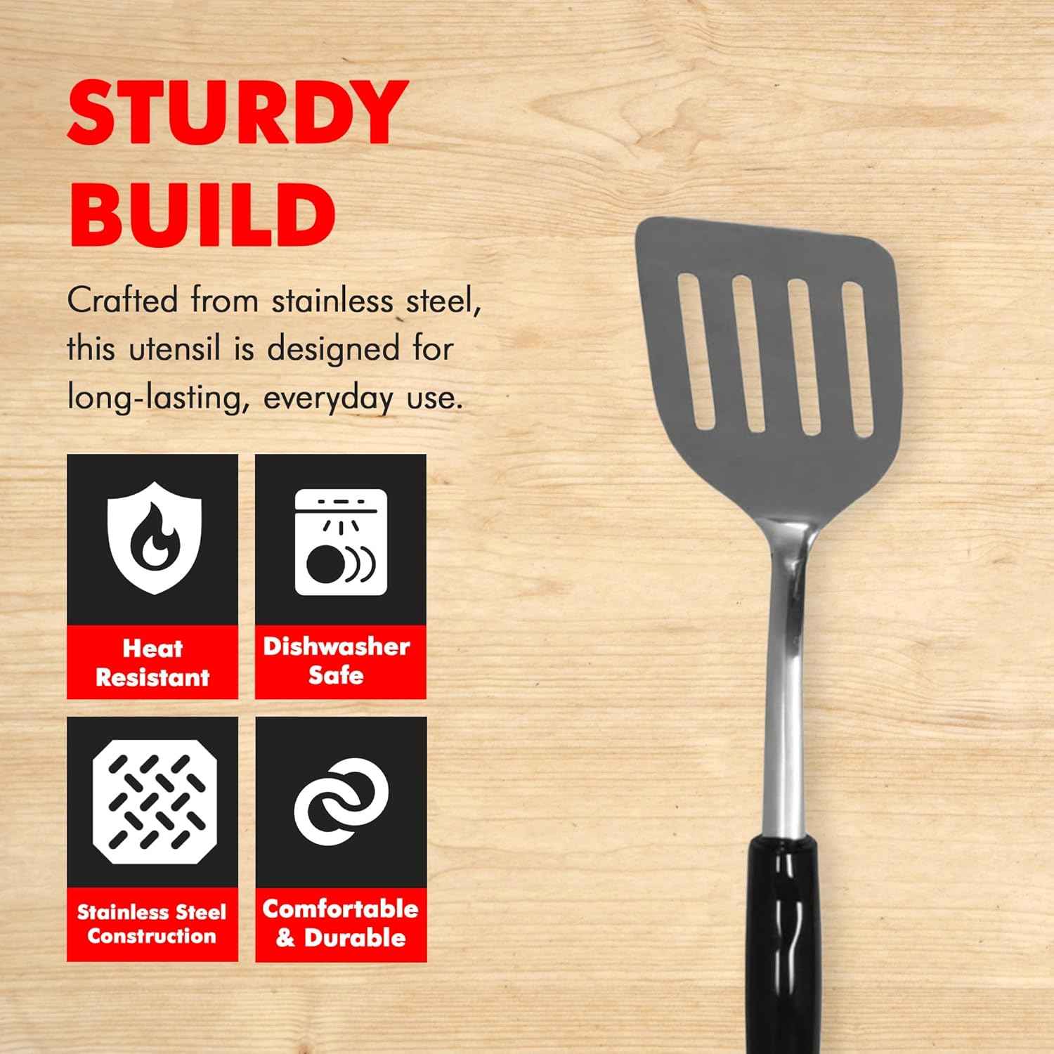 Chef Craft Heavy Duty, 13.5 Inch, Stainless Steel