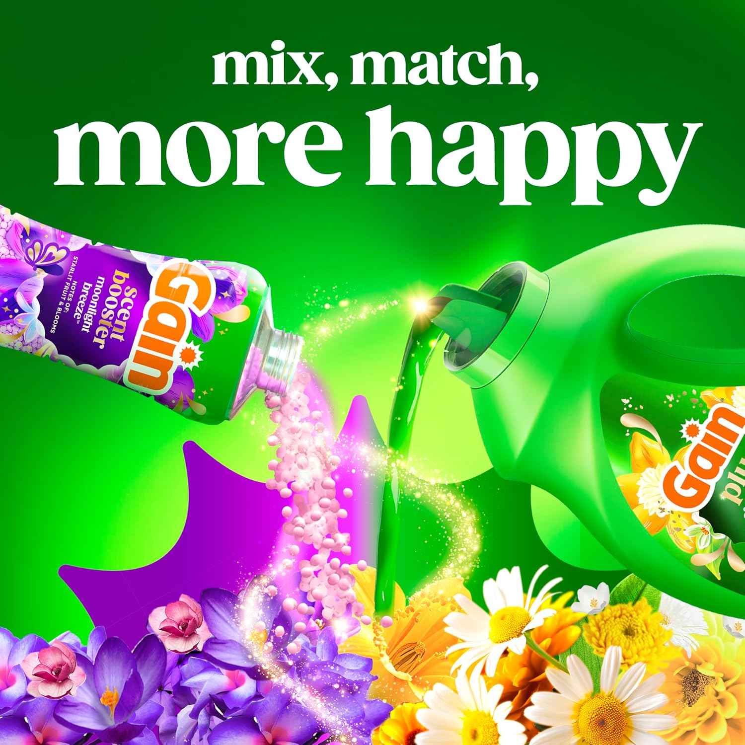 Gain Plus Liquid Laundry Detergent, Cleaner, Fresher, Now with Oxi, Original Scent