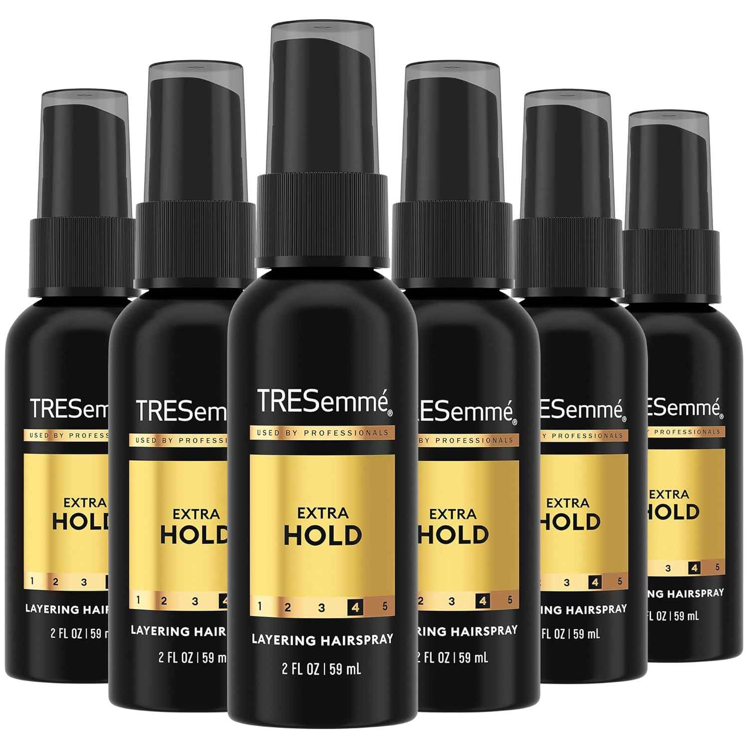TRESemmé Travel Hairspray, Extra Hold,  Non-Aerosol Hair Spray for Layering, Anti-Humidity, Anti-Frizz Hair Products