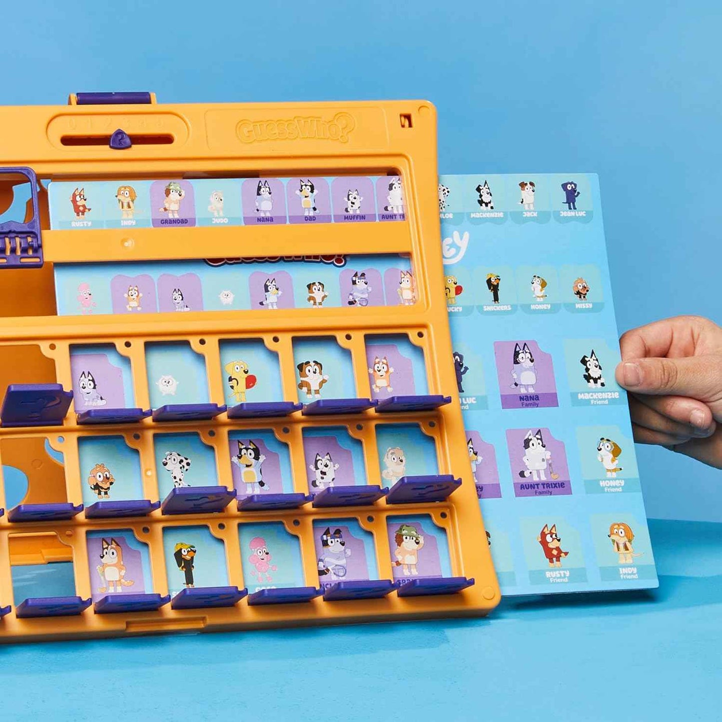 Hasbro Gaming Guess Who? Bluey Edition Game | Bluey Characters and Objects | Fun Kids Board Games for Families | 2 Players | 15 Mins. | Travel Friendly | Ages 6+