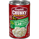 Campbell's Chunky Soup, Healthy Request New England Clam Chowder, 18.8 Oz Can