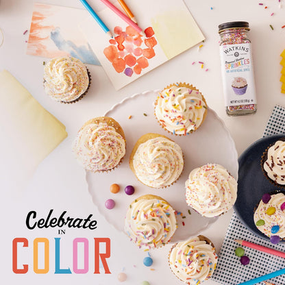 Watkins_Gourmet_Decorating_Sprinkles,_Rainbow_Nonpareils,_4.2_Oz._Jar,_1_Count