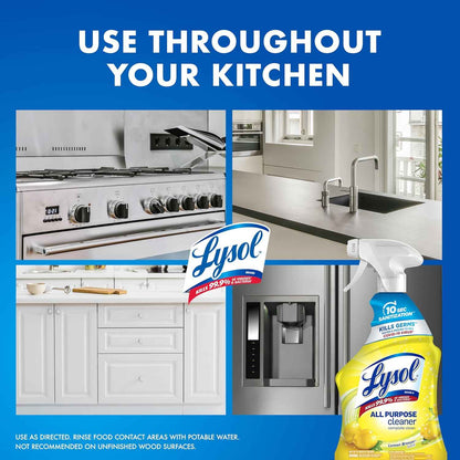 Lysol All Purpose Cleaner Spray, Multi-Purpose Disinfecting Spray, Kitchen & Bathroom Cleaner