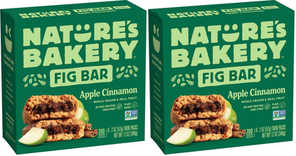Nature's Bakery Whole Wheat Fig Bars, Real Fruit, Vegan, Non-GMO, Snack bar