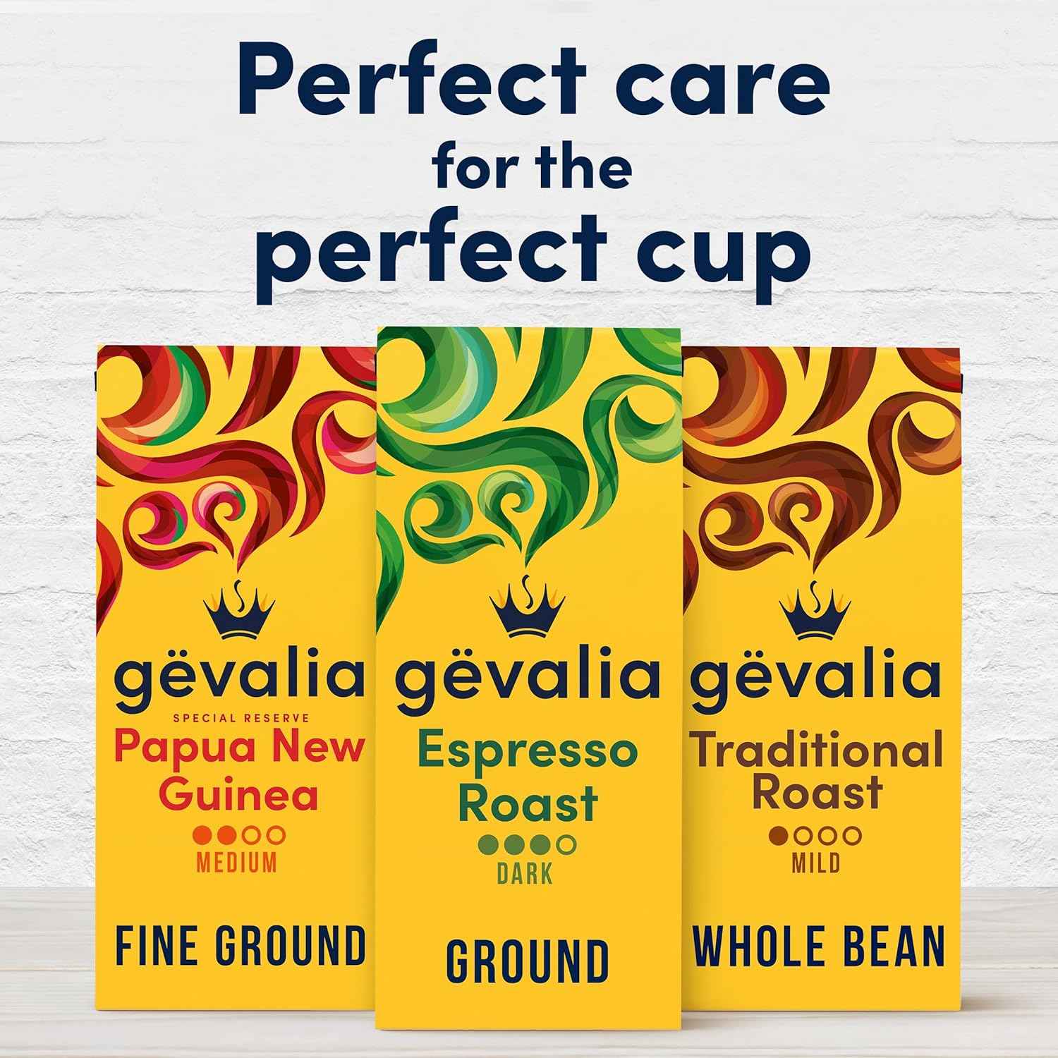 Gevalia Espresso Roast Dark Roast Ground Coffee, 12 oz. Bag