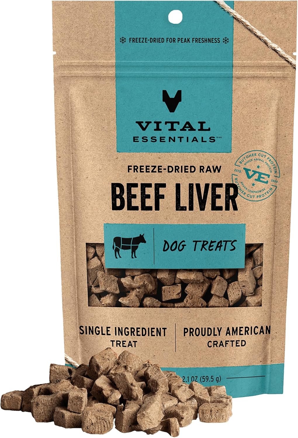 Vital_Essentials_Freeze_Dried_Dog_Treats_|_Beef_Liver,_Single_Ingredient_|_Premium_Quality_|_Grain_Free_Training_Treats_for_Dogs,_2.1_oz_Bag
