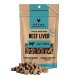 Vital Essentials Freeze Dried Dog Treats | Liver, Single Ingredient | Premium Quality | Grain Free Training Treats for Dogs
