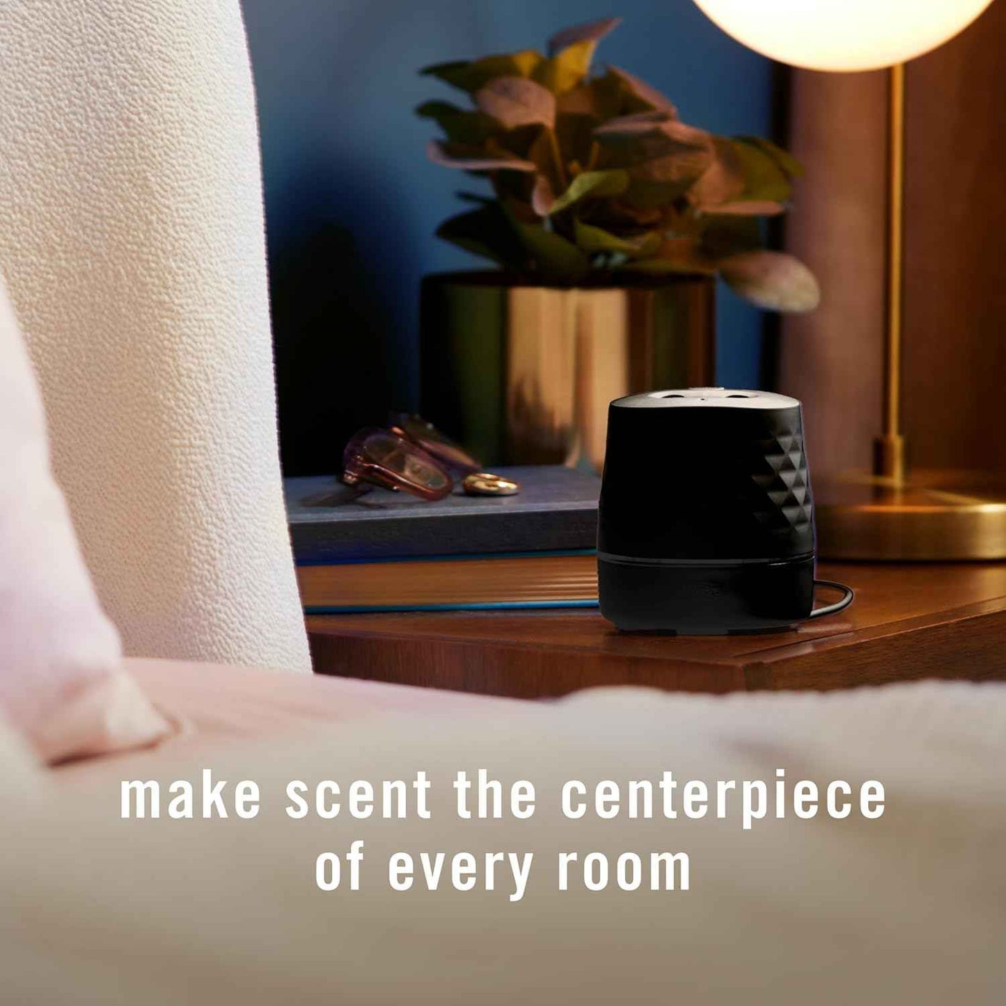 Febreze Plug Scent Booster, Continuous Scent Device Oil Diffuser, Compatible with Febreze Air Freshener Plug in Refills - Refills not Included